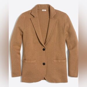 J. Crew Factory Tan Sweater Blazer